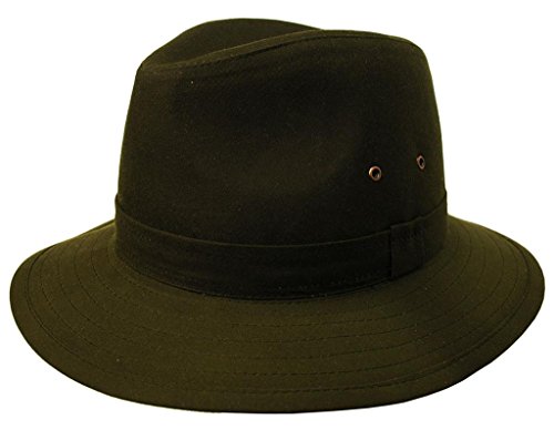 Kakadu Traders Australia Formstabiler Wachshut | Anglerhut Griffin aus geölter Baumwolle | Regenfest – Bild 3