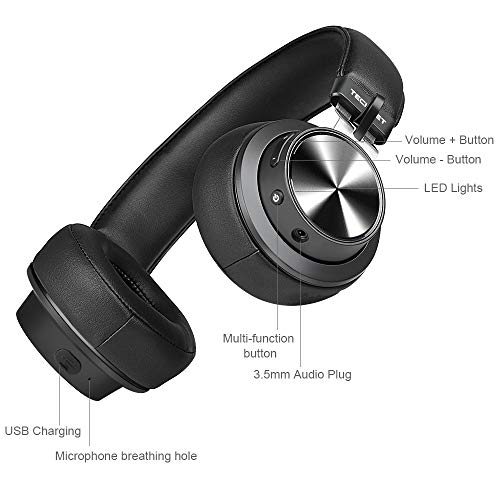 Bluetooth Headphones, Wireless Over Ear HiFi Stereo Headset