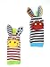 Cute Animal Soft Baby Socks Toys Wrist Rattles and Foot Finders for Fun Toys for 2 4 5 7 8 10 3-6 Month
