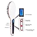 #1 Hair Brush Straightening Brush - Angel Kiss Hair Straightener Electric Heating Ceramic Comb Digital Anion Hair Care, Anti-Scald Effective Detangling Silky Hair Brush White Nasv100