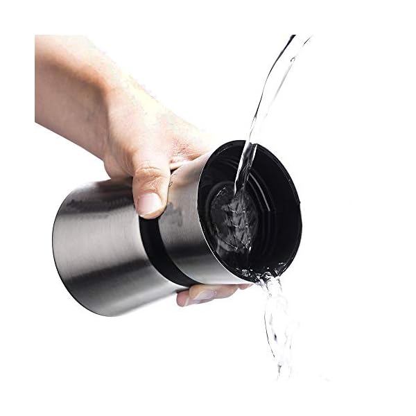 FeelGlad Manuelle Kaffeemühle, HandKaffeemühle aus Edelstahl Kaffeemühle, 8 Verstellbarer Mahlgrad mit 1 Abnehmbare… – Bild 7