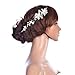 Remedios Wedding Headband Bridal Crystal Beads Hair Accessory for Bride