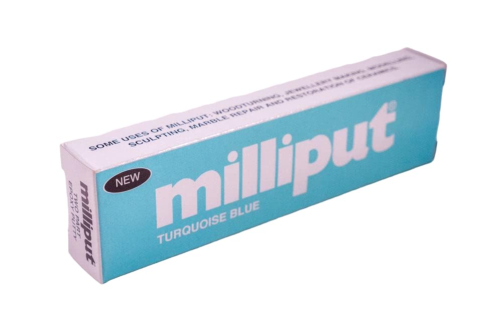 MILLIPUT Epoxy Putty - Turquoise Blue - 4oz (113.4g) Pack