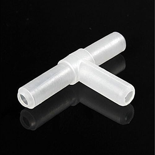 50pcs T Shape Aquarium Airline Air Valve Pump Tube Fish Tanky Air Pump Manifold Taps Removable Tubing Line Tube