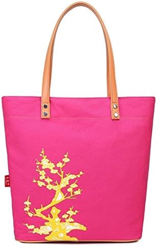 MAINLYCOR CHB880429C2 Canvas Folk-Custom Women's Handbag,Vertical Section Square Rivet Package
