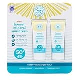 The Honest Company Honest Mineral Sunscreen Lotion SPF 50 2-pack 3.0oz