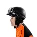 Docooler® 54-60mm Leather Motorcycle Goggles Vintage Garman Style Half Helmets Motorcycle Biker Cruiser Scooter Touring Helmet