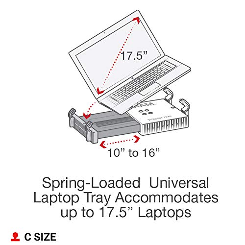 RAM Mounts RAMVB185SW1 NoDrill Laptop Mount for '9716 Ford F250