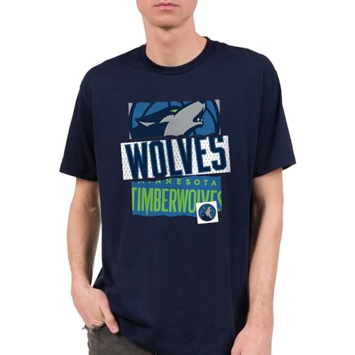 Junk Food NBA - Minnesota Timberwolves - Ripped Logos - Officially Licensed Adu…
