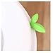 GOOTRADES Leaf Shape Toilet Seat Handle Seat Cover Lifter Avoid Touching (pack of 2) Green