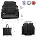 Foldable Reclining Stadium Seat for Bleachers – Patent Pending Premium Model + Free Carry Bag–High Backrest+Thick Padded Back & Armrest+Water Proof (Black, X-Large No Legs)