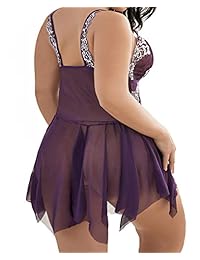 Conjunto de lencería para dama de encaje, talla grande