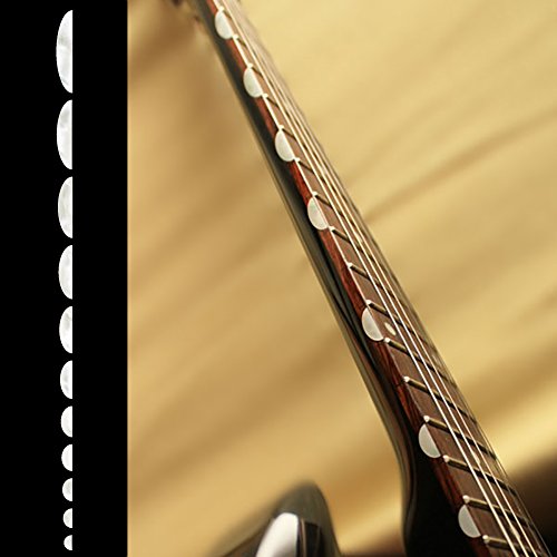 Fretboard Markers Inlay Sticker Decals for Guitar - Thumbnail/Half Moon - WP