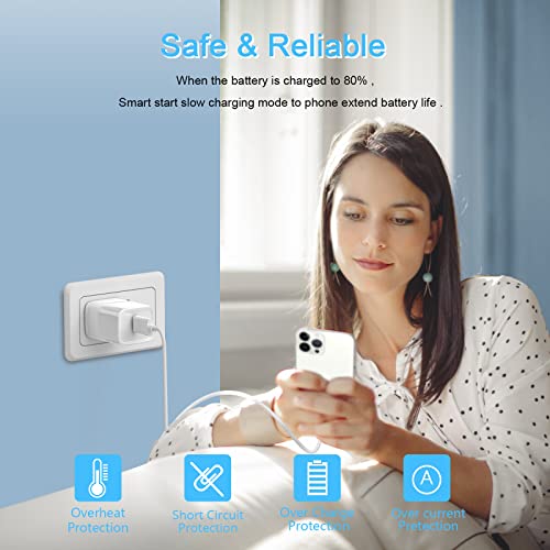 USB C Wall Charger,TYLIYCOO 20W USBC Fast Charger Block, PD Power