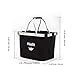 ANZOME Bike Basket, Folding Small Pet Cat Dog Carrier Front Removable Bicycle Handlebar Basket Quick Release Easy Install Detachable Cycling Bag for Mountain Picnic Shoppingthumb 3
