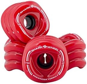 Bamboo Skateboards Shark Wheel 78A Sidewinder Skateboard Wheels (Set of 4),70mm