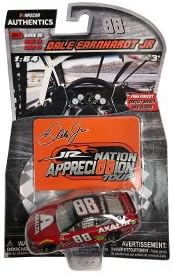 NASCAR Authentics Dale Earnhardt Jr. #88 Diecast Car 1/64 Scale - 2017 Wave 88 - Dale Earnhardt Jr. 2017 Axalta Last Ride with Appreci88ion Homestead Magnet - Collectible