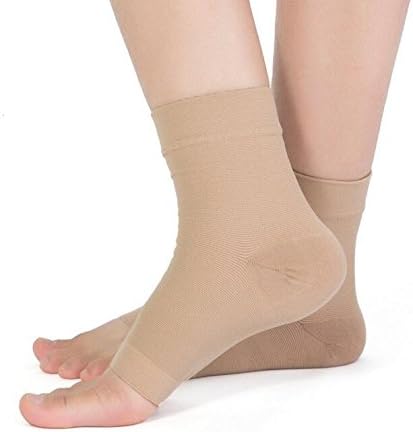 Best Plantar Fasciitis Compression Socks Foot Care for Arch Support Women &amp; Men, Foot Compression Sleeve for Ankle Brace Support, Lnjury Recovery, Eases Swelling, Relieves Pain (XX-Large, Nude)