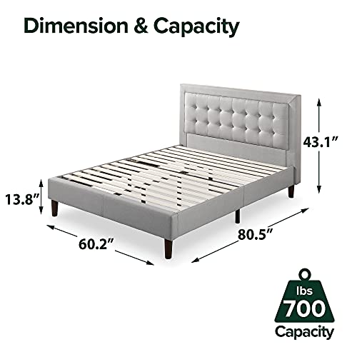 Zinus Dachelle Upholstered Platform Bed Frame / Mattress Foundation