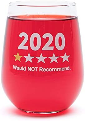 Funny Wine Glass Gift One Star Would Not Recommend 17 Oz Stemless Wine Glass 1 Star Amazon Sg Home
