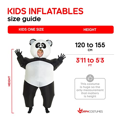 Morph Costumes Inflatable Panda Costume For Kids Blow Up Giant