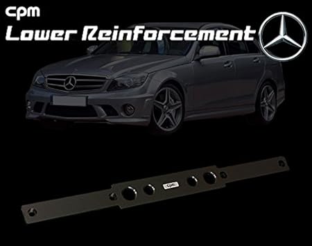 Amazon Cpm メルセデスベンツ C63amg ワゴン含む Lowerreinforcement ロアーレインフォースメント ボディ強化用プレート タワーバー 車 バイク