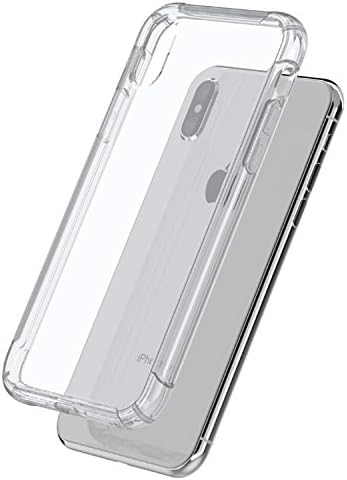 Case for iPhone X / 10, AQT Protective Slim Design Cover Case Non Slip Finger Grip on Back Full Body Shockproof Drop Protection Durable Soft TPU Gel Bumper for Apple iPhone X/10 - Clear Transparent