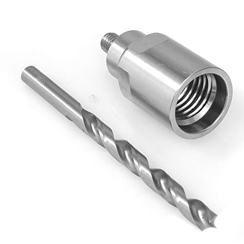 1-x-8-tpi-Bottle-Stopper-Chuck-with-Pilot-Hole-Drill-Bit-Designed-To-Mount-A-Bottle-Stopper-Blank-To-Your-Lathe-Without-Using-A-Jaw-Chuck-For-use-with-38-x-16tpi-Bottle-Stoppers