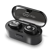 QQCute Twins Wireless Bluetooth Headset V4.1 Bluetooth Headphones with Built-in Mic and Portable Charging Case Stereo Mini earbuds for Samsung iPad iPhone Android Phones