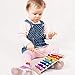 Toddler Musical Instrument Toy Set-12Pcs Wooden Percussion Toys Including Tambourine, Shaker Egg, Piccolo, Maracas and More for Kids Preschool Educational, Music Party Supplies