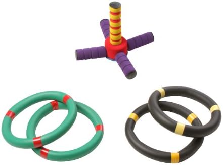 Champion SportsRing Toss Game: Outdoor Lawn & Party Toy Set for Kids & Adults - Fun for Camping, Backyard BBQs or Indoors - Soft Foam Rings