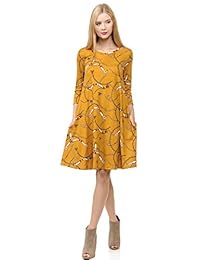 lujo icónico - Vestido de mujer trapecio Swing