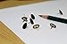 HENREK Push Pins, 300pcs 3/8-Inch Plastic Round Head, 5/16-Inch Steel Point Thumb Tacks (Black)