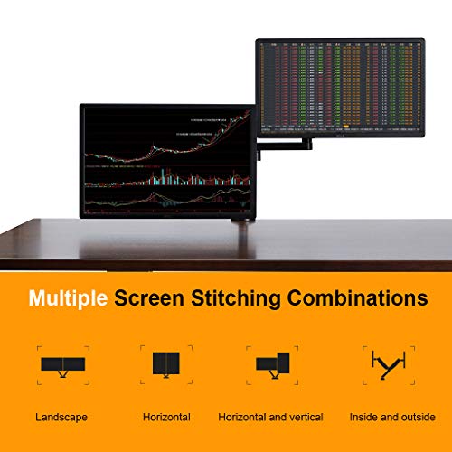 Sunon Dual Monitor Arm Mount for 10 to 32 inch Screens, Double
