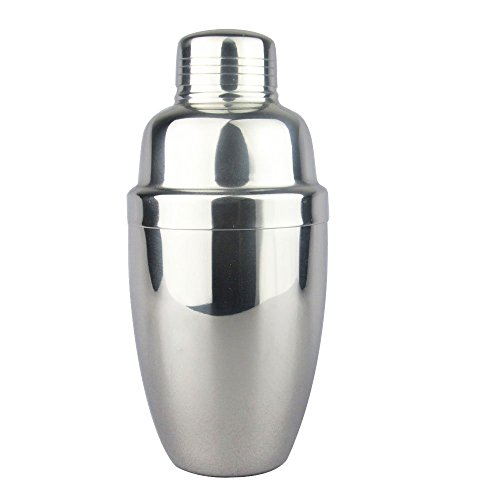 Lautechco Stainless Steel Martini Cocktail Shaker Bar Tools Wine Shakers (12 Oz/350ml)