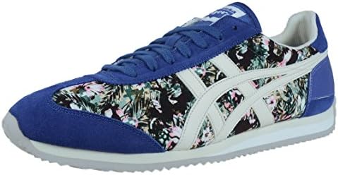 Onitsuka Tigers: California 78 Floral Monaco Blue &amp; Slight White Sneaker (12)