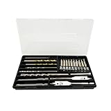 Drilling and Driving Bit Set, Drill Bit Set, Drill Bits for Glass, Masonry, Wood, Ceramic Tile, Marble, Screwdriving Bit Set, Screwdriver Bit Set