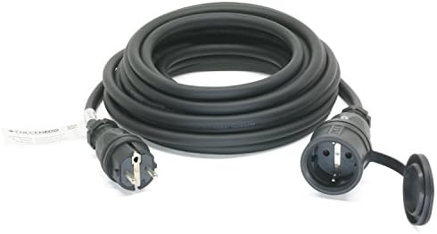 Extension Cable 230 V / 16 A IP44 Rubber H07RN-F 3 x 2.5 mm² with Solid Rubber ST / KU BD