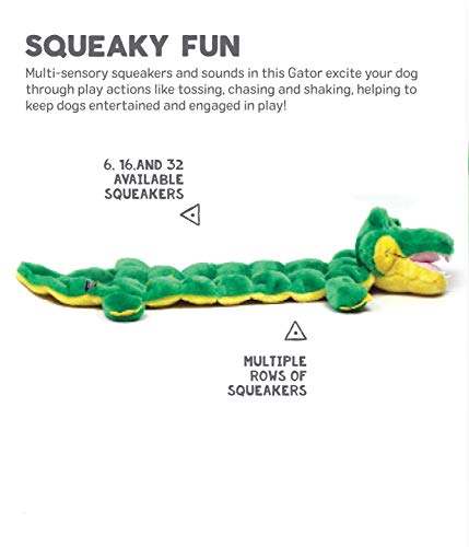 Kyjen Plush Puppies Ginormous Squeaker Mat Gator - //medicalbooks.filipinodoctors.org