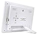 [Newest Version] American Lifetime Day Clock - Extra Large Impaired Vision Digital Clock with Battery Backup & 5 Alarm Options (White Finish)