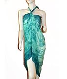 Scarf_tradinginc Women's Chiffon Pareo Wrap Shawl Sarong Swimsuite Cover-Up
