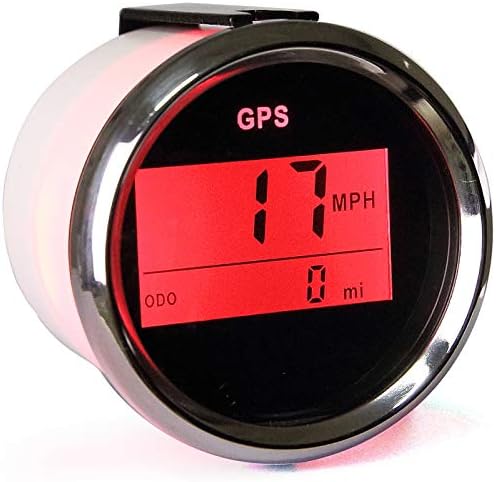 ELING Digital GPS Speedometer Odometer with Backlight 2″ Red Backlight 12V 24V ELING Digital GPS Speedometer Odometer with Backlight 2″ Red Backlight 12V 24V