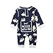 Toddler Infant Baby Girl Boy Long Sleeve Deer Romper Jumpsuit Pajamas XMAS Outfit