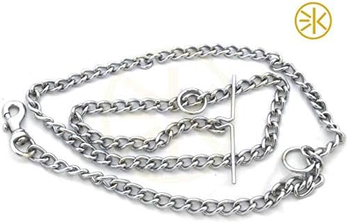 3Keys Dog Leash Heavy Duty Dog Chain with Brass Hook (XL)