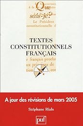 Textes constitutionnels français