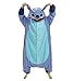 Halloween Party Costume Animal Onesie Kigurumi Pajama For Adult and Teens Blue Stitch X-Large