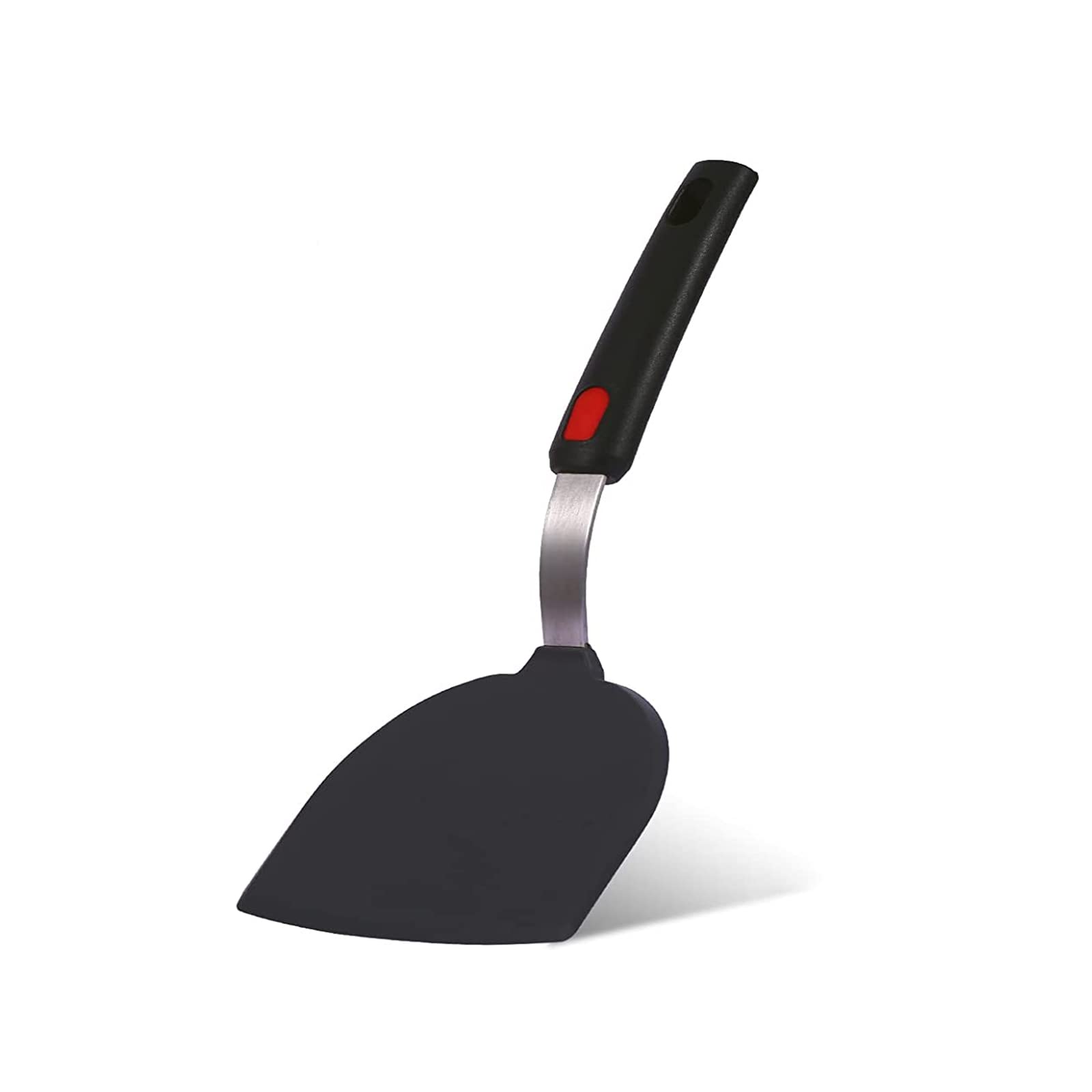 Contiup Silicone Fish Spatula Turner Half-Round Dense Spatula Omelette Pancake Spatulas for Nonstick Cookware Egg Spatula 600°F Heat-Resistant