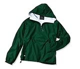 Charles River Apparel Women's Front Pocket Classic Pullover - Forest Green, Medium