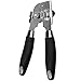 VCOO Can Opener, Professional Heavy Duty Stainless Steel Manual Can Opener - Ergonomic Anti Slip Design, Safety Smooth Edge, Black