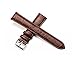 Women's Small Brown Replacement Watch Band with Crocodile Embossed Genuine Leather 12mm